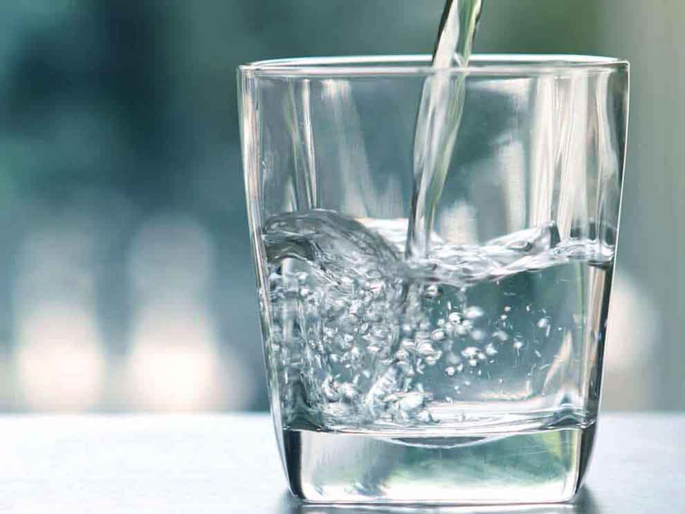 Glass of water