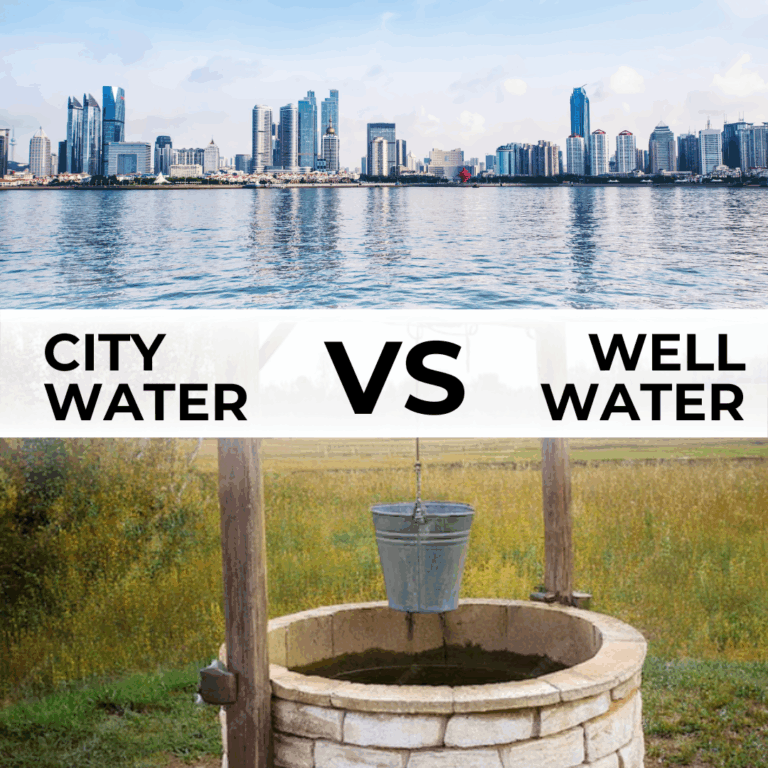 City vs. Well Water
